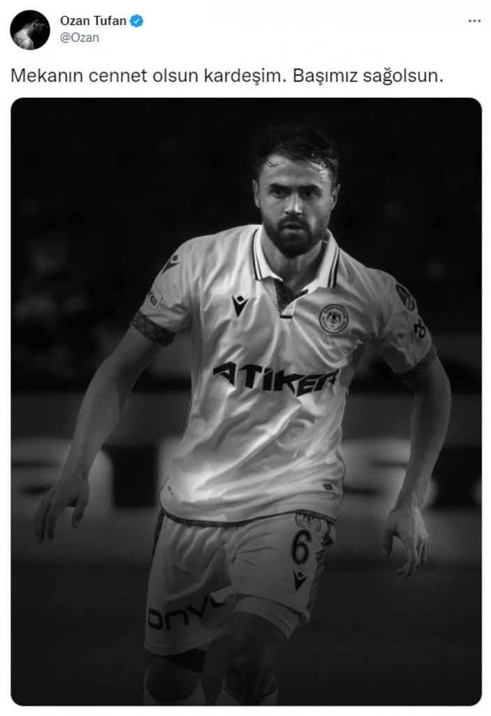 Ahmet Çalık için başsağlığı mesajları