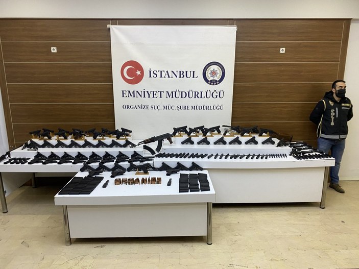 İstanbul’da silah kaçakçılığı operasyonu