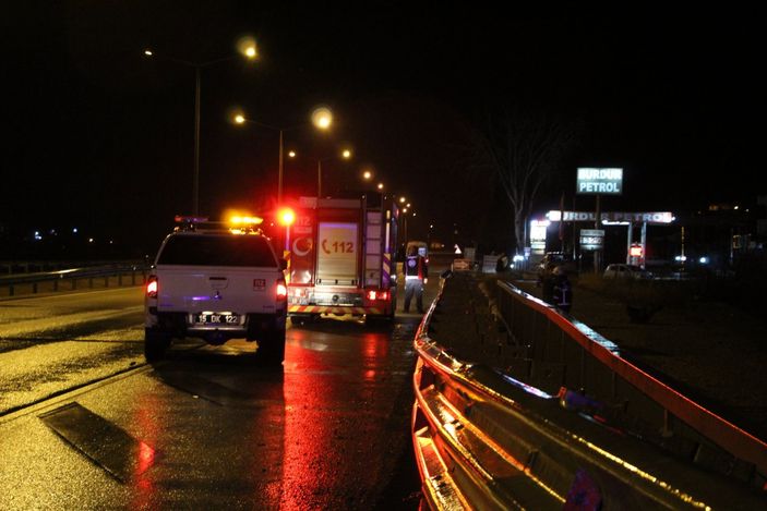 Burdur'da alkollü sürücü kanala düştü, verdiği adresten 15 km uzaklıkta bulundu