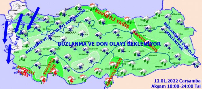 12 Ocak Çarşamba 2022: Bugün hava nasıl olacak? İl il tahminler...