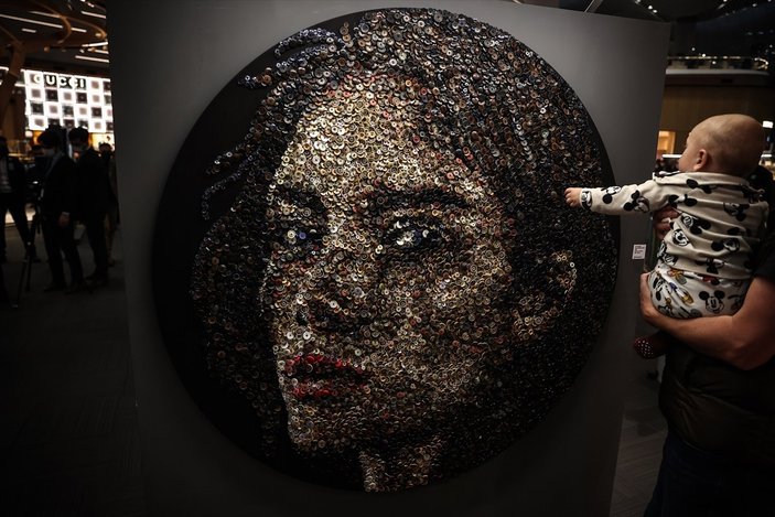 İstanbul Havalimanı'nda toplanan atıklar sanat eseri oldu