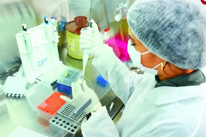 Almanya'da en çok kullanılan 5 tanı kitinden 2'sinin üretimi Türkiye'de