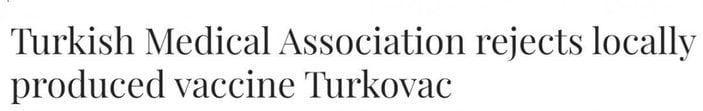 Türk Tabipler Birliği'nin Turkovac karşıtlığı Yunan basınında