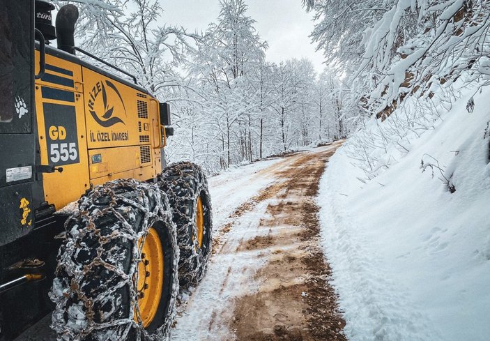 Doğu Karadeniz’de kar esareti: 963 köy ve mahalle yolu kapandı