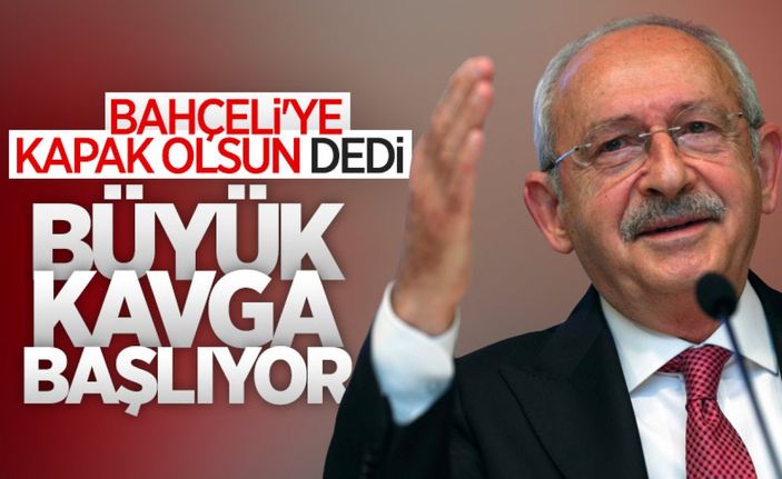 Devlet Bahçeli'den Kemal Kılıçdaroğlu'na kapak cevabı