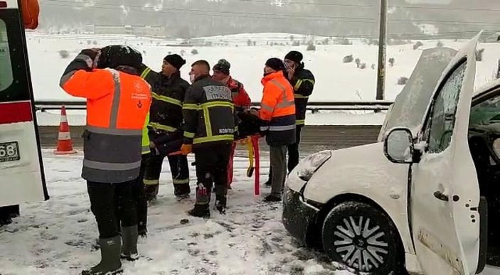 Bolu'da zincirleme kaza: 24 araç birbirine girdi