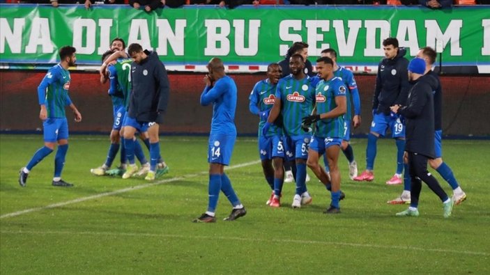 Çaykur Rizespor evinde Antalyaspor'u yendi