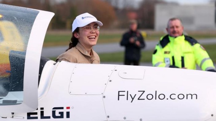 Belçikalı kadın pilot, dünya turunu tek başına tamamladı