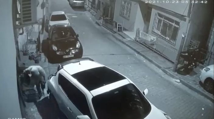 Kağıthane'de inşaat malzemelerini çalan hırsızlar yakalandı