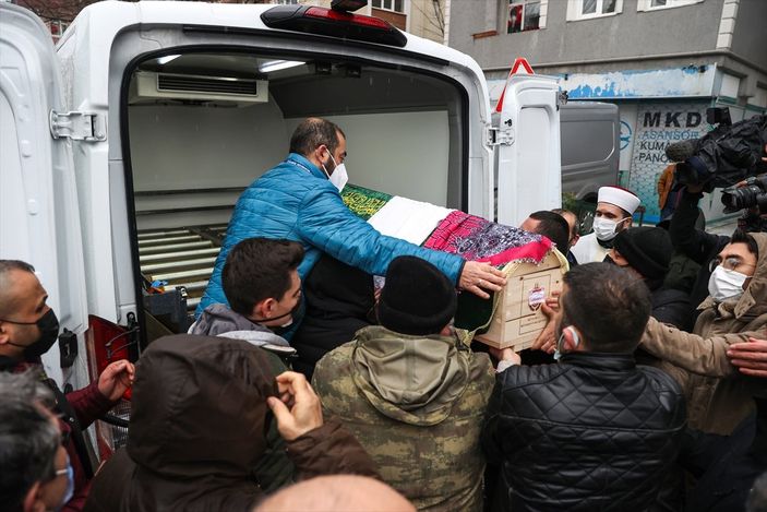 Kartal'da öldürülen Ömür hemşireye veda