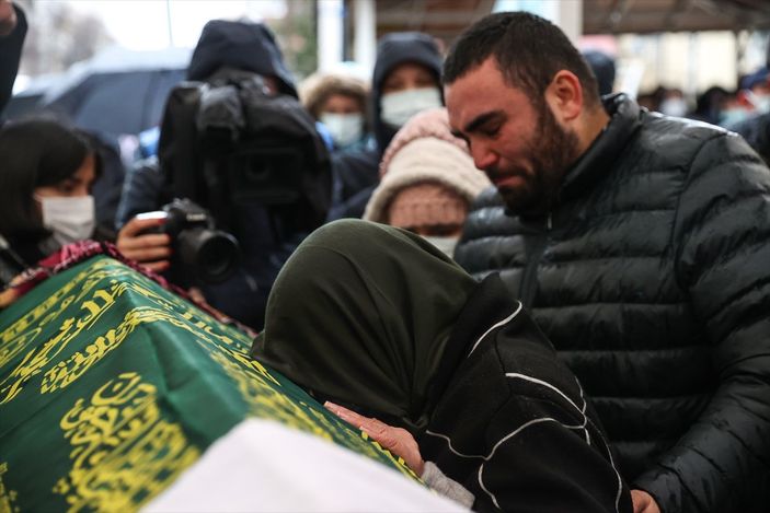 Kartal'da öldürülen Ömür hemşireye veda