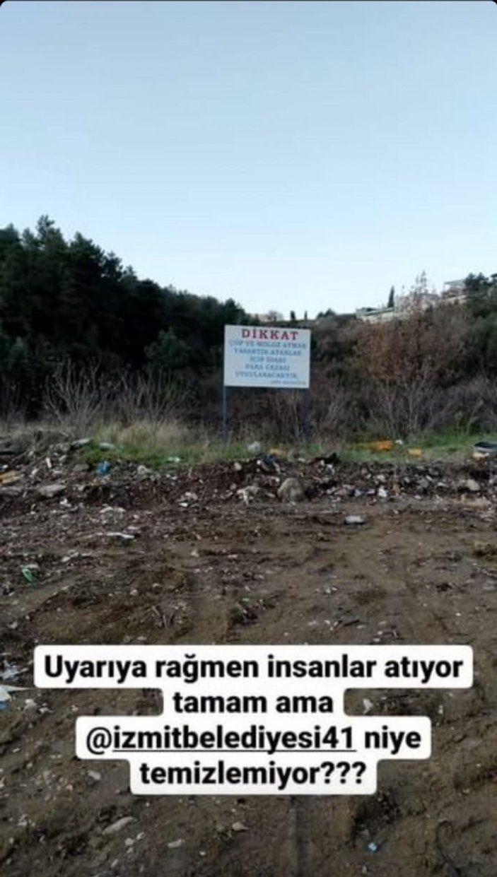 İzmit'te kenarda kalan mahalleleri çöp götürüyor