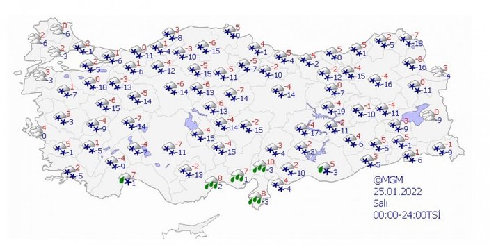 İstanbul ve çevre illerde kuvvetli kar yağışı uyarısı