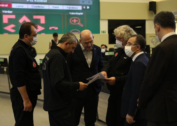 a Süleynman Soylu kar yağışına karşı alınan tedbirleri inceledi