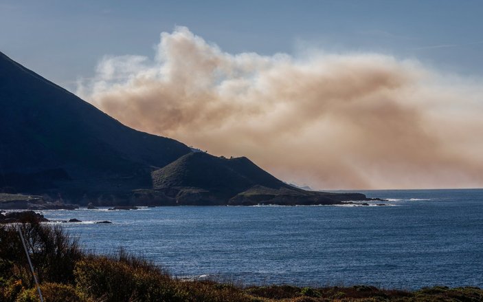 Kaliforniya'da orman yangını: Bir bölge tahliye edildi