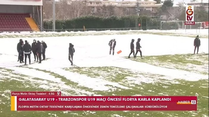 Galatasaray - Trabzonspor U19 maçı ertelendi