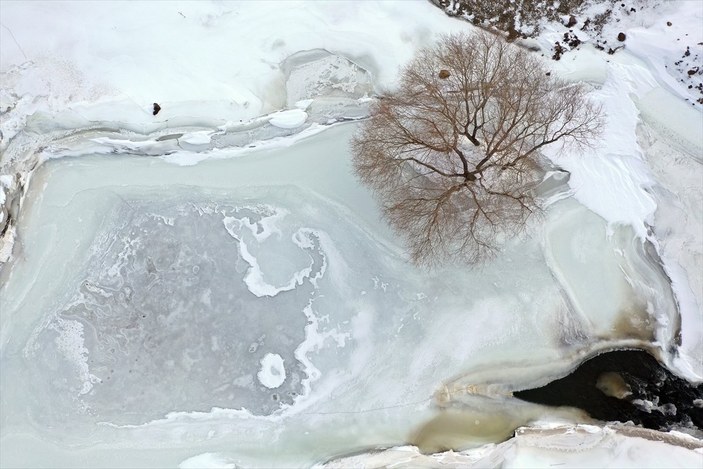 Iğdır'da dondurucu soğuklar etkili oldu