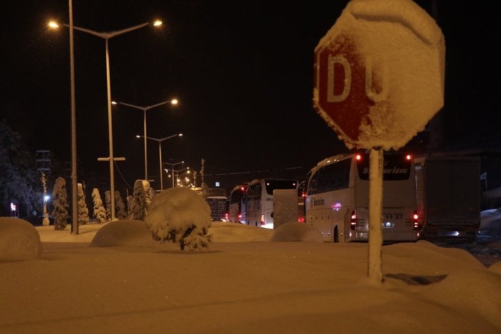 Düzce’de D-100 kara yolu ulaşıma açıldı