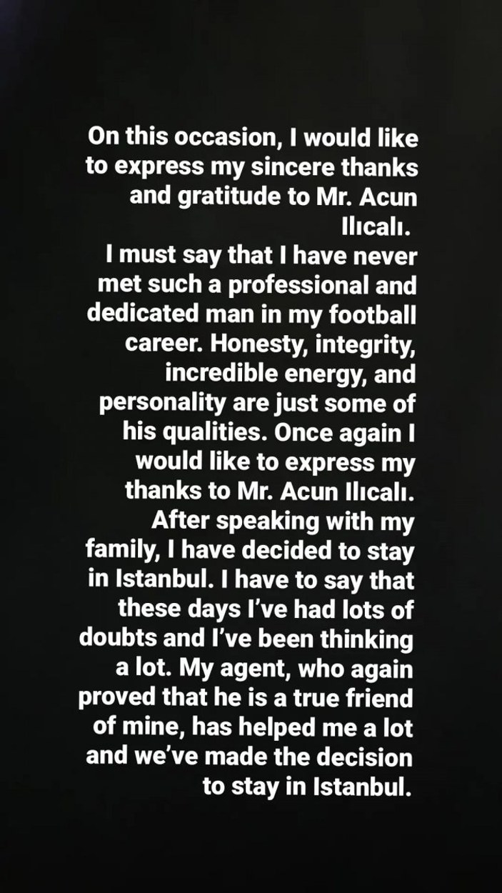 Aleksandar Pesic: İstanbul'da kalacağım