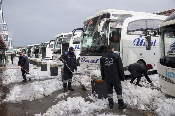 a İstanbul'daki otogarlar yarına kadar hizmet vermeyecek