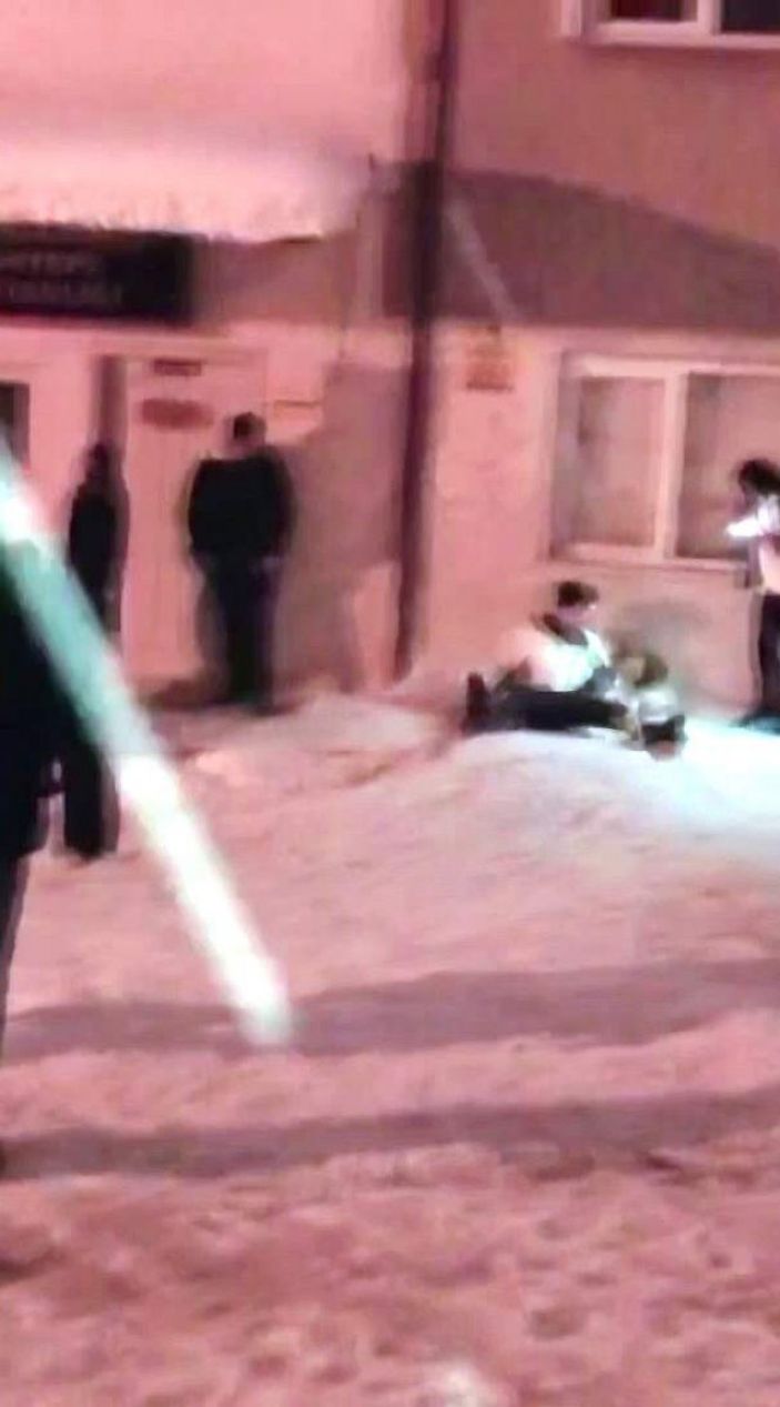 Karabüklülerin kar eğlencesi