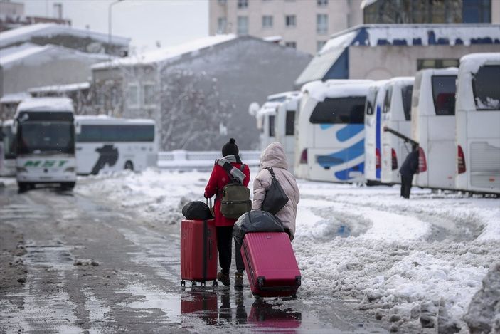 a İstanbul'daki otogarlar yarına kadar hizmet vermeyecek