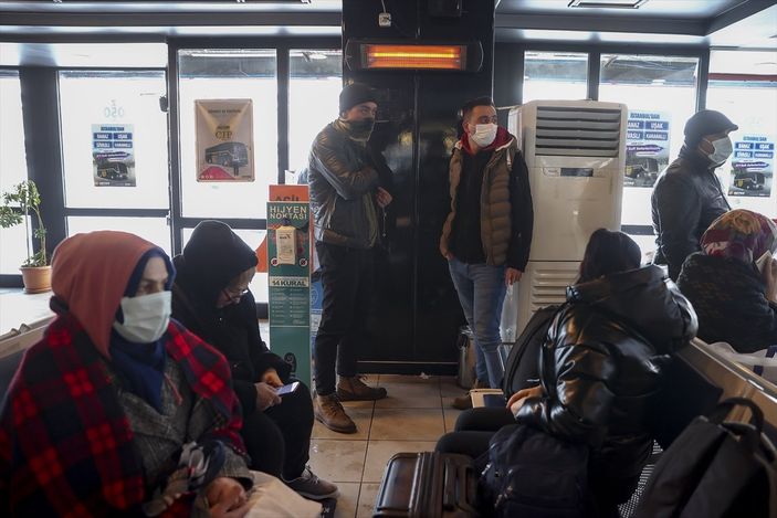 a İstanbul'daki otogarlar yarına kadar hizmet vermeyecek