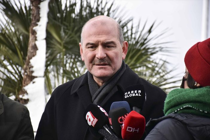a Adil Karaismailoğlu ve Süleyman Soylu'dan karla mücadele açıklaması