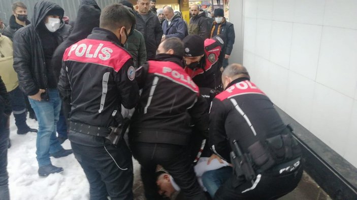 Zonguldak’ta sopalı kavgayı, polis ekipleri önledi