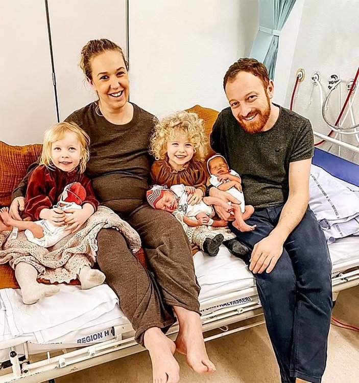 Danimarka'da üçüz doğuran kadın, sosyal medyanın gündemine oturdu