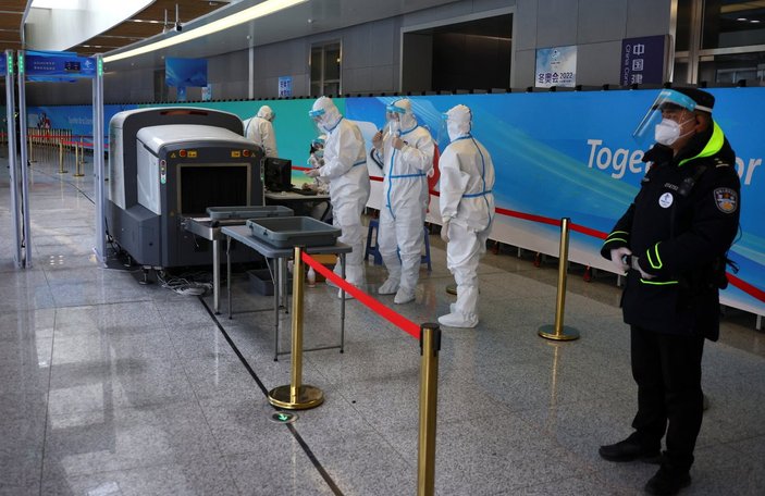 Çin'de Kış Olimpiyatları'na gelen 106 kişide koronavirüs çıktı