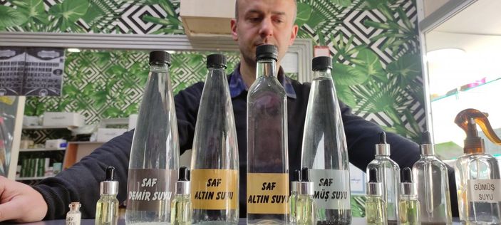 i Bursa'da altın suyunun litresi 350 liraya satılıyor
