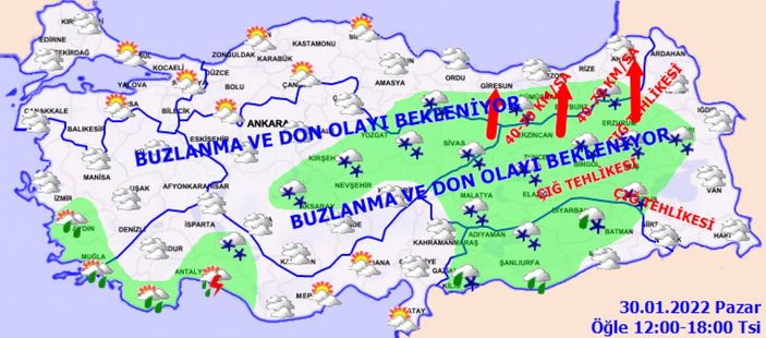 30 Ocak Pazar 2022: Bugün hava nasıl olacak? İl il tahminler...