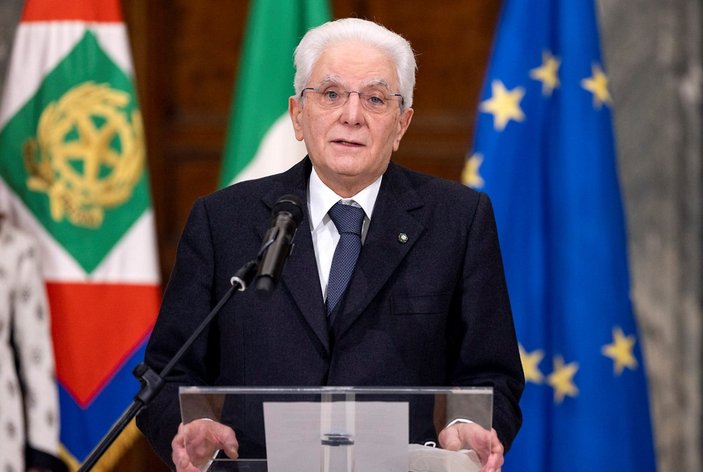 İtalya'da Sergio Mattarella yeniden cumhurbaşkanı oldu