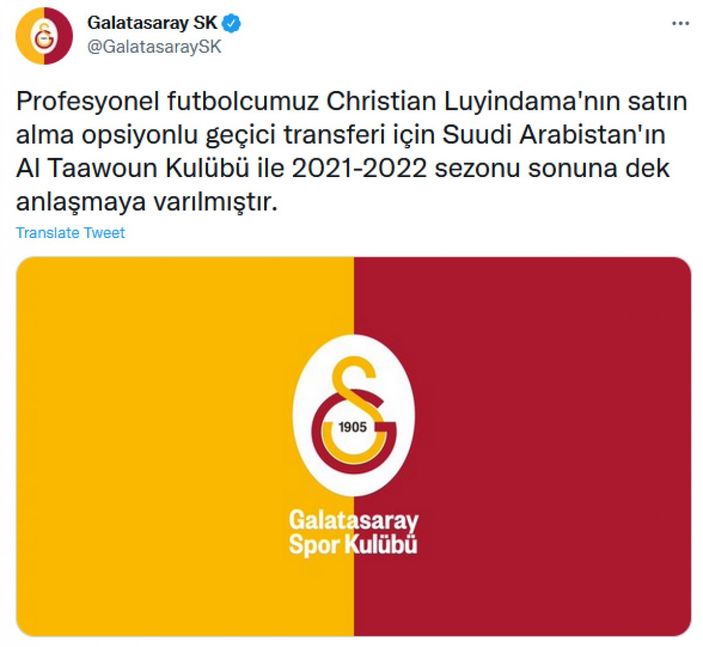Christian Luyindama, Al Taawon'a kiralandı