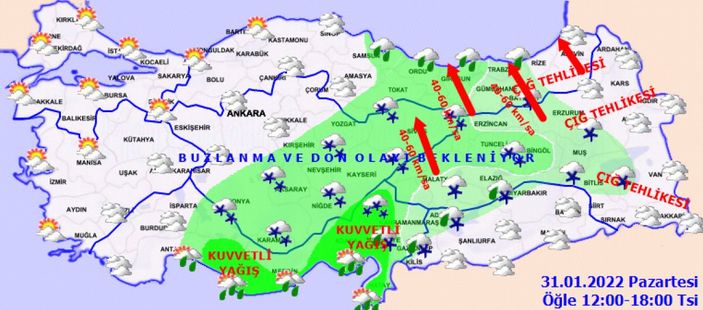 Bugün hava nasıl olacak, kar var mı? İl il hava durumu raporu...