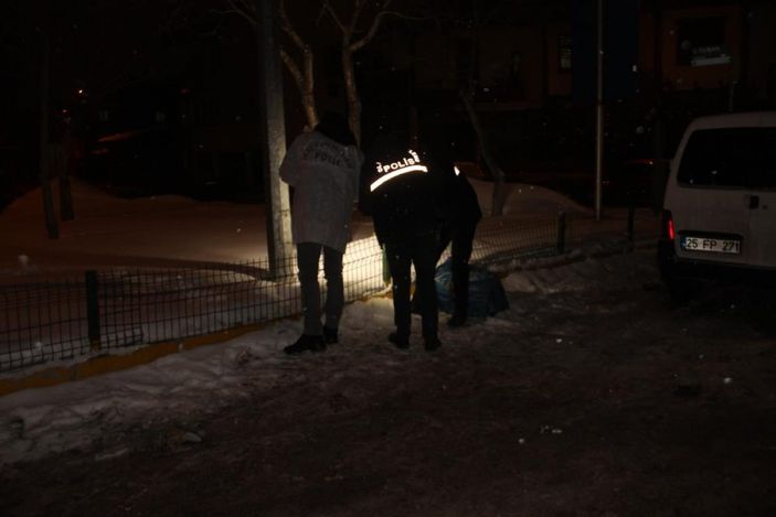 i Erzurum'da karısına sinirlenen adamdan şaşırtan tepki