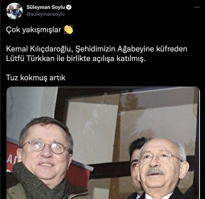 Lütfü Türkkan, Kemal Kılıçdaroğlu ile yan yana görüldü