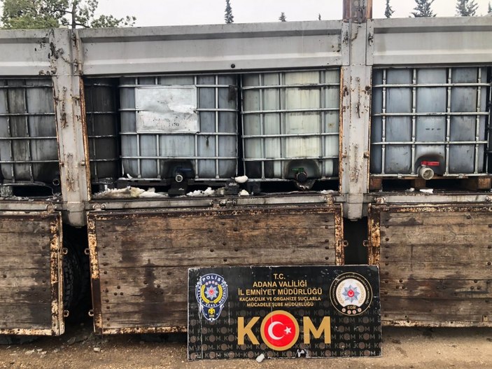 Adana'da 26 bin litre kaçak akaryakıta el kondu