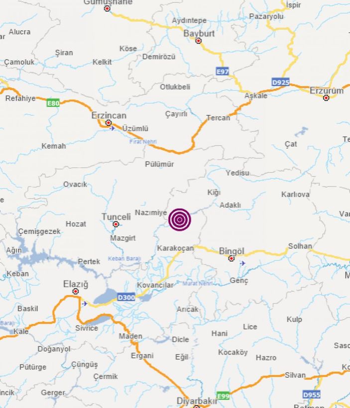 Bingöl'de deprem