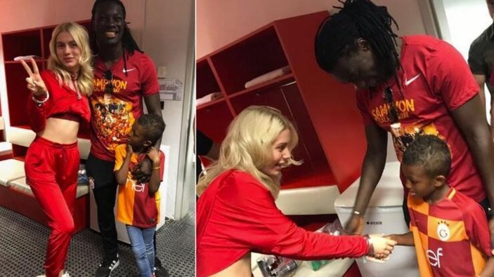 Aleyna Tilki'den Gomis mesajı