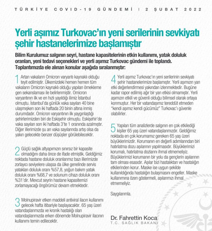 Korona tedavisinde ilaç kullanımı başlıyor