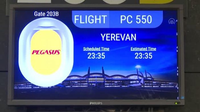 İki yıl aradan sonra, İstanbul'dan Erivan'a ilk uçuş gerçekleştirildi