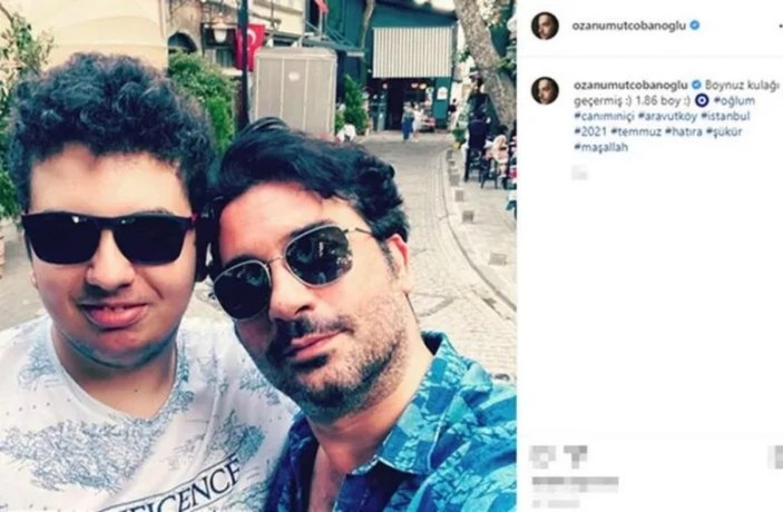 Arka Sokaklar'ın Hakan Komiser'i Ozan Çobanoğlu'nun meğer boyu kadar oğlu varmış! Görenler hayret ediyor