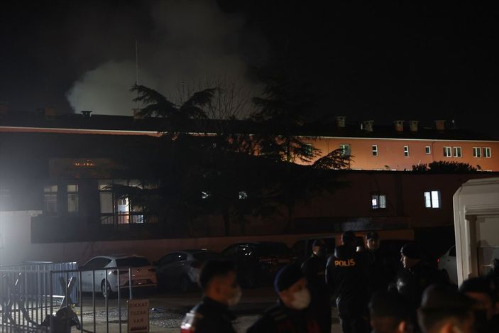 Ümraniye Cezaevi'nde yangın çıktı