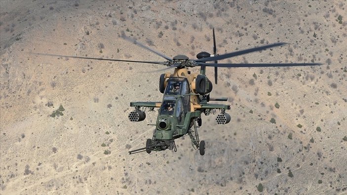 Tunceli'de terörle mücadeleye 2 Atak helikopter daha katıldı