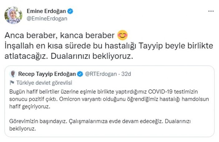 Cumhurbaşkanı Erdoğan, koronavirüse yakalandı