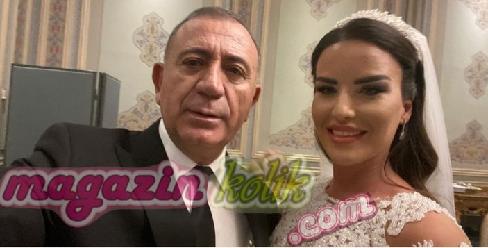 Gürsel Tekin ile haber spikeri Mehtap Özkan'ın düğününden ilk kareler