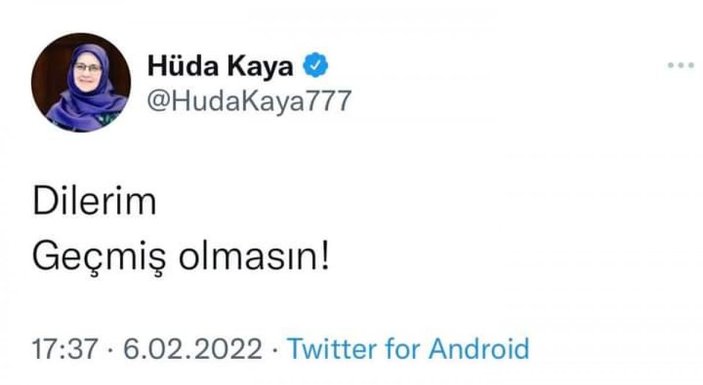 HDP'li Hüda Kaya'nın Cumhurbaşkanı Erdoğan'a yönelik çirkin paylaşımı