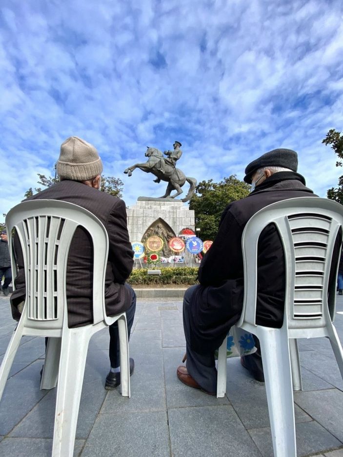 Samsun'da 'Atatürk Anıtı' nöbeti sürüyor